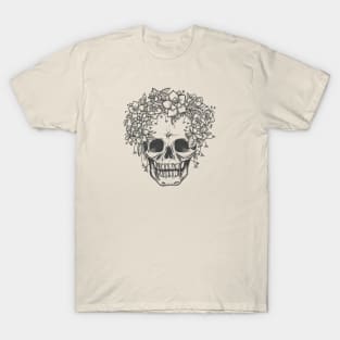 Floral Skull T-Shirt